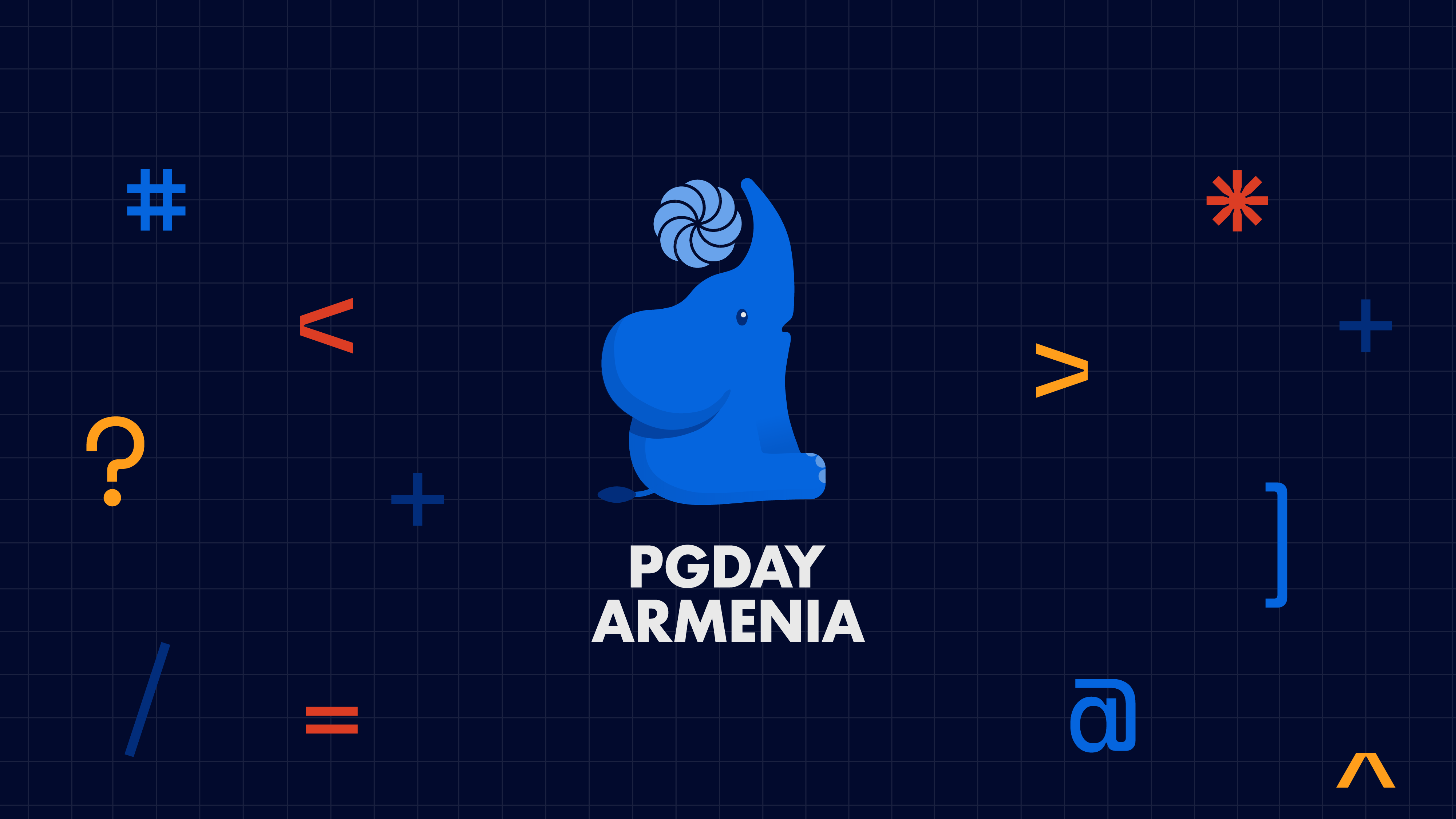 PGDay Armenia 2026 banner